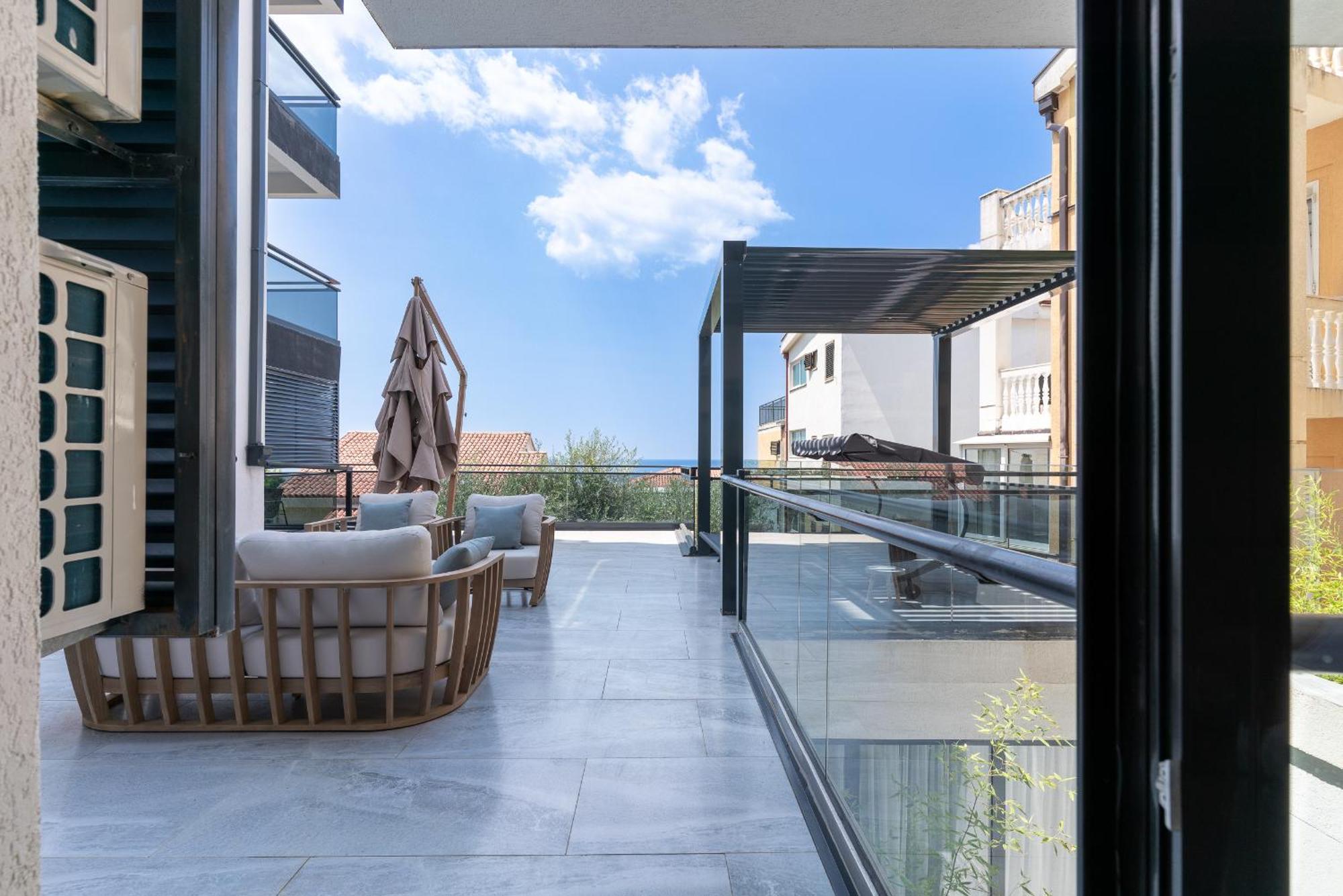 Апартаменти Vista Seaview Светі-Стефан Екстер'єр фото